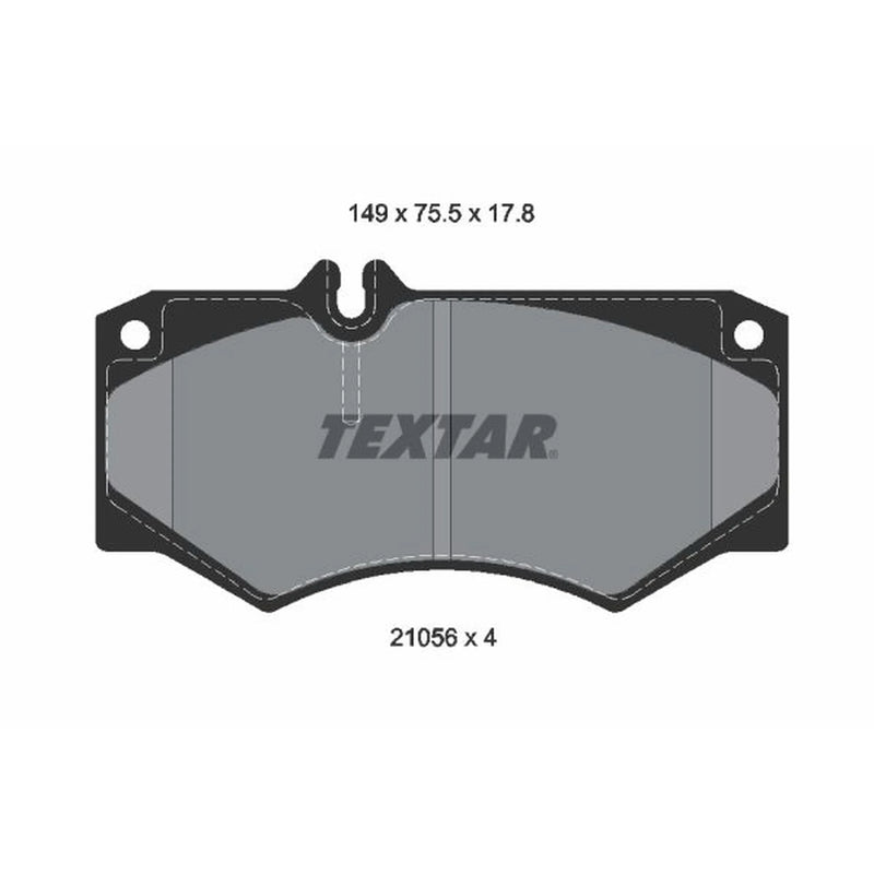 Textar Front Brake Pad Set 2105601
