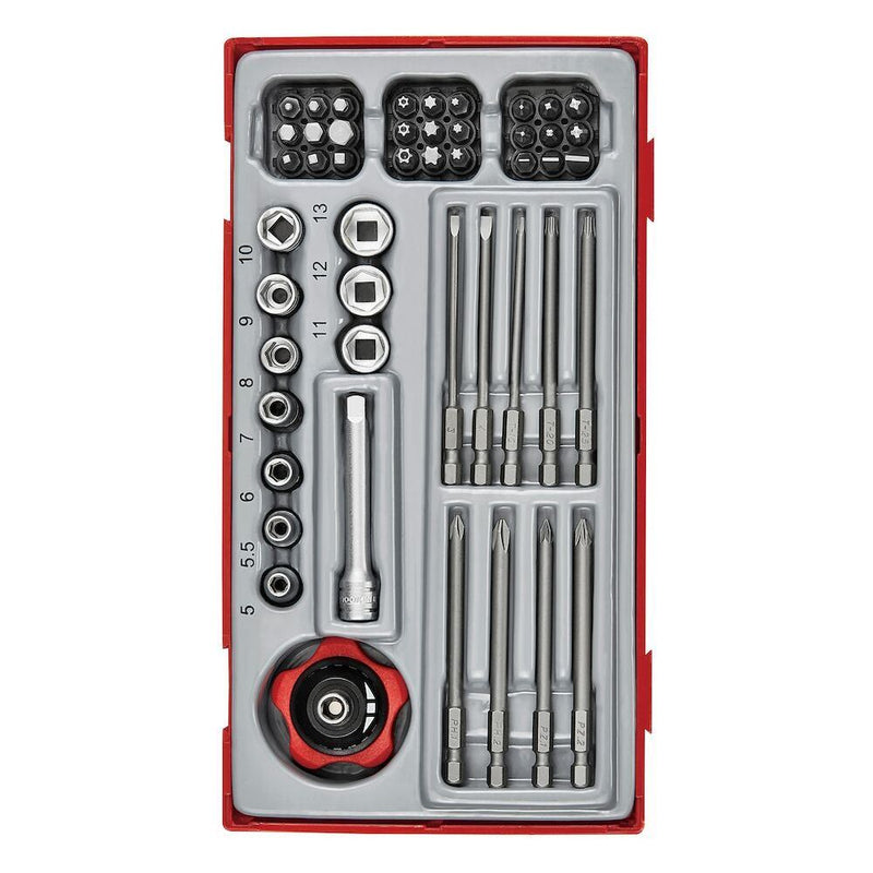 Teng Tools 1/4" Socket & Bits Set TT1 48 Pieces Teng Tools - Dynamic Drive