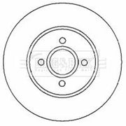 Borg & Beck 2 x Vented Front Brake Discs BBD4420-x2