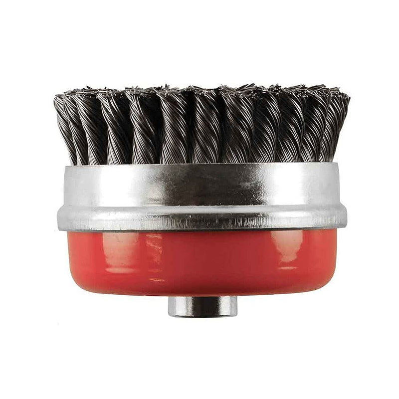Abracs ABWB07010T1.5 Wire Brush Twist Knot Cup 70mm Diameter x M10 1.5-0.5 ABRACS - Dynamic Drive
