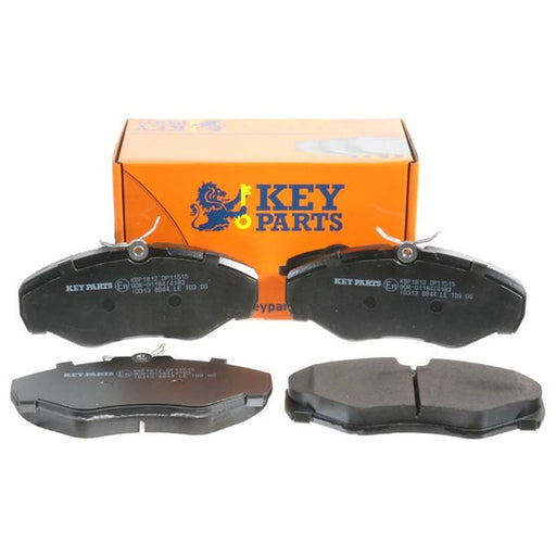 Key Parts 4 x Front Brake Pad Set fits Nissan Primastar 2001-2006 1.9 2.0 2.5