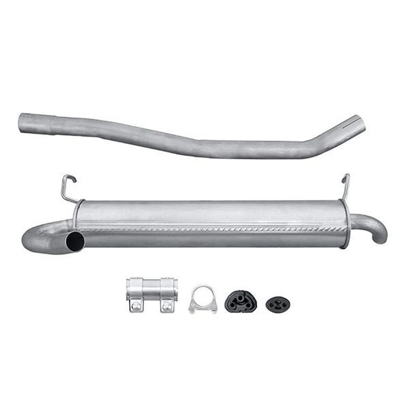 Hella End Silencer Rear fits Fiat Panda 2004 on 1.2