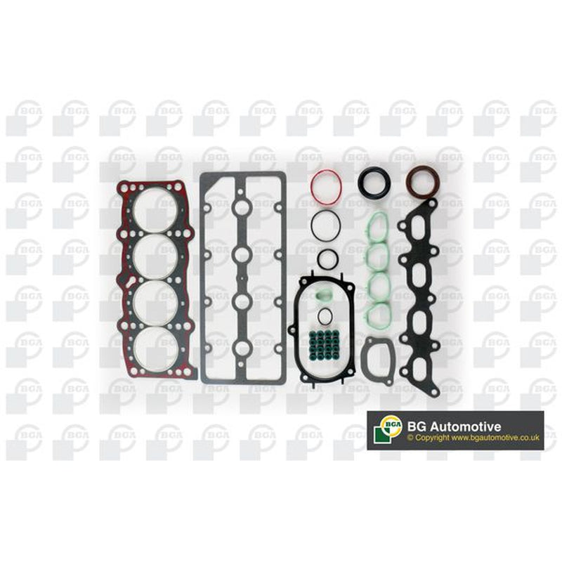 BGA Cylinder Head Bolt Set with Cylinder Head Gasket Kit fits Fiat Punto