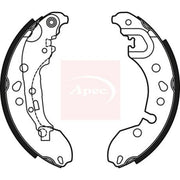 Apec Brake Shoe Set Axle Kit fits Renault Twingo II 2007-2014 1.2