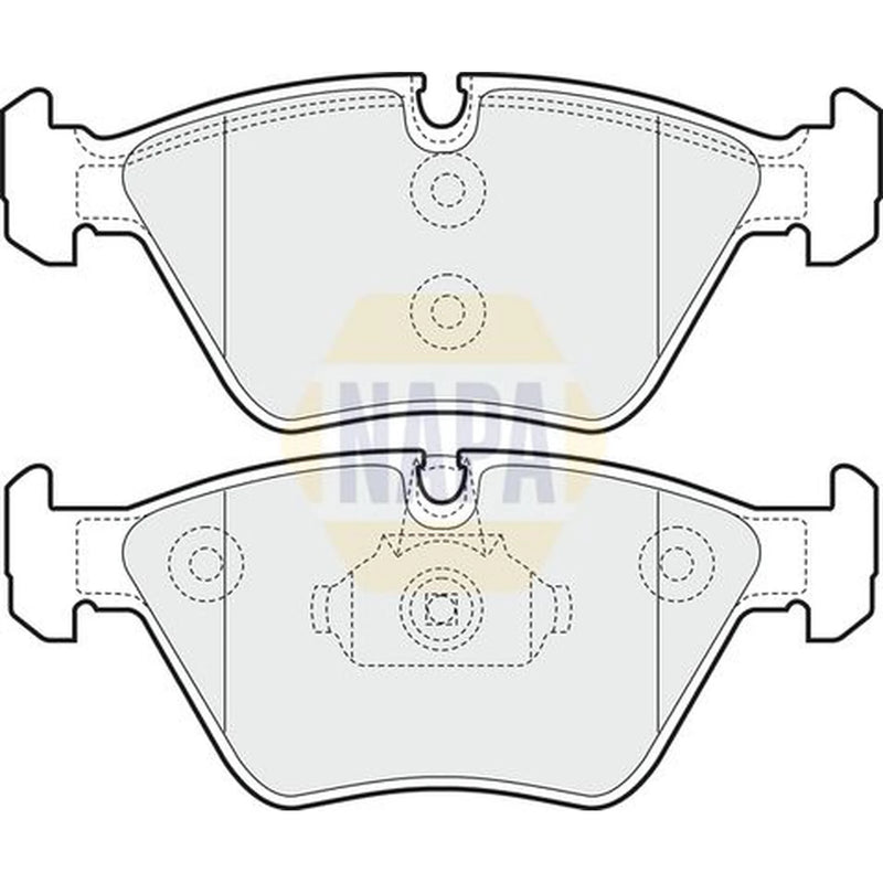 NAPA Front Brake Pad Set NBP1018