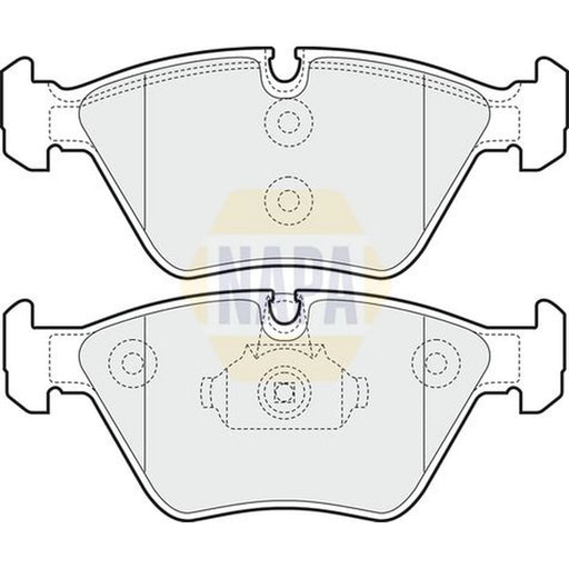 NAPA Front Brake Pad Set NBP1018