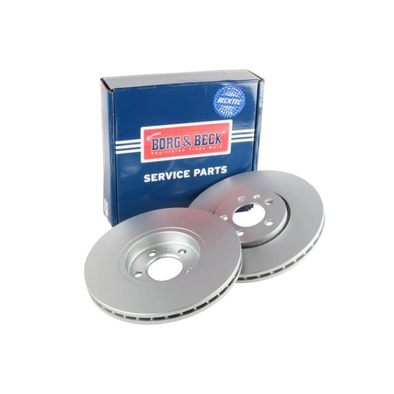 Borg & Beck Front Vented & Rear Vented Brake Discs & Pads fits Audi A1 2014-2018
