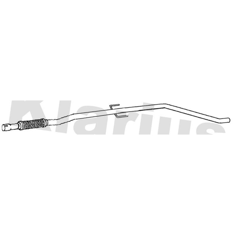 Klarius Exhaust Pipe OD fits Opel Corsa D 2006-2011 1.3