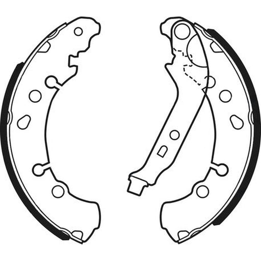 Abtex Brake Shoe Set Axle Kit fits Toyota Aygo X 2022 on 1.0