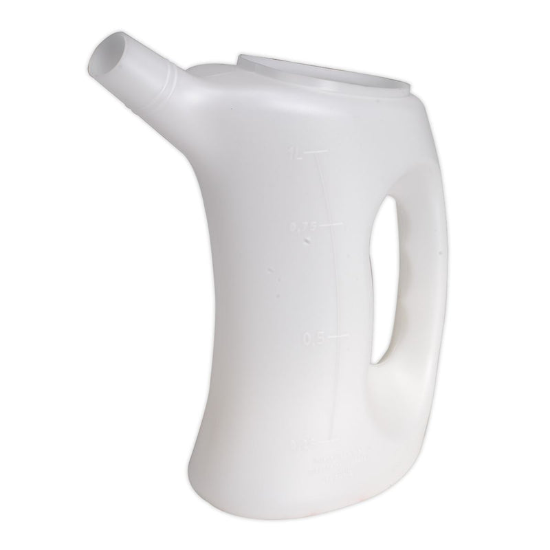 Sealey Measuring Jug with Rigid Spout 1L J1 Sealey - Dynamic Drive