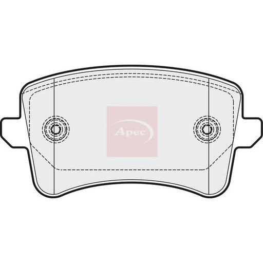Apec Rear Brake Pad Set PAD1655
