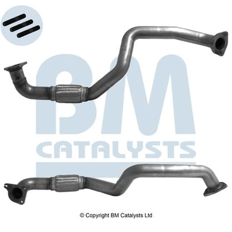 BM Catalysts Exhaust Pipe OD fits Opel Astra K 2015-2019 1.6