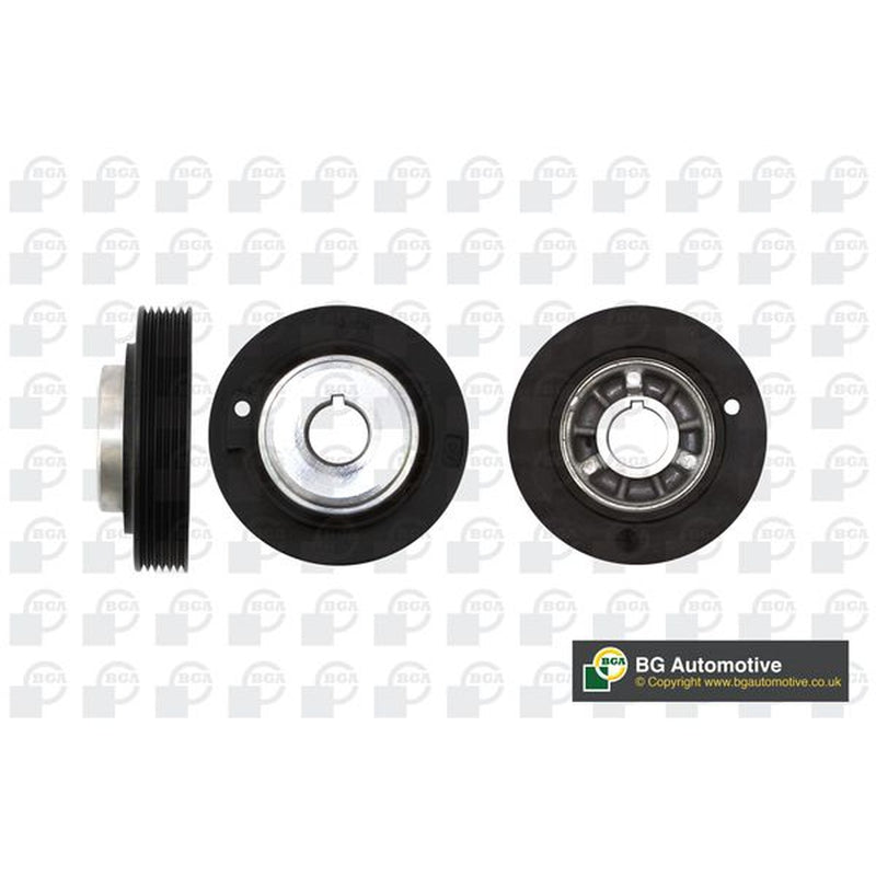 BGA Crank Shaft Belt Pulley fits Citroën Synergie 1997-2002 1.8