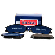 Borg & Beck Front Brake Vented Discs & Pads fits Hyundai H-1 1998-2004 2.4