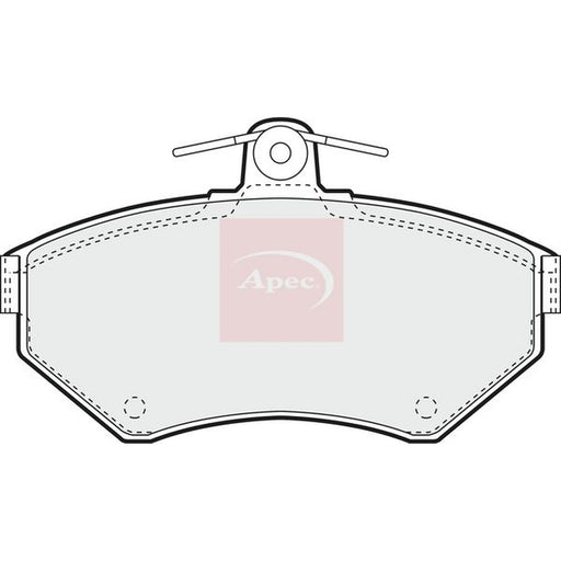 Apec Front & Rear Brake Discs & Pads fits Seat Ibiza 1996-2002 1.4 1.6