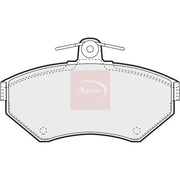 Apec Front Vented & Rear Vented Brake Discs & Pads fits VW Polo 1999-2001 1.6