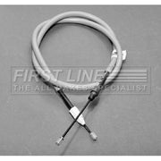 First Line Handbrake Cable Left Rear fits Renault Megane I 1996-2003 1.4 1.6 2.0