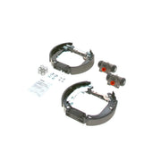 Bosch Brake Shoe Set Axle Kit fits Fiat Punto 1993-2000 1.1 1.2 1.6 1.7