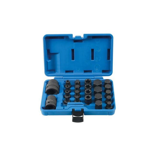 Laser Impact Bit & Socket Set 3/4"D, 1"D 24pc 6891 Laser - Dynamic Drive
