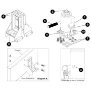Purpleline Kojack Single Axle Jack Levelling System For Caravan KJ4000S Purpleline  - Dynamic Drive