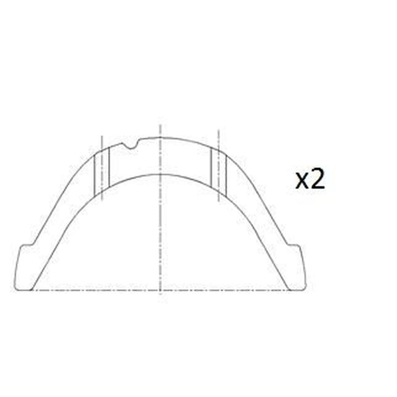 FAI Thrust Washer Set 79.8mm fits Aro 10 1986-2006 1.6 1.9