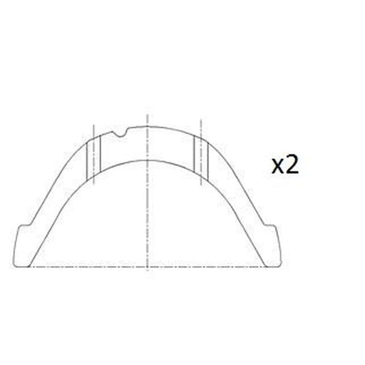 FAI Thrust Washer Set 79.8mm fits Aro 10 1986-2006 1.6 1.9