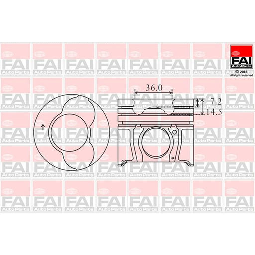 FAI Piston Cylinder Bore =