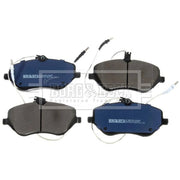 Borg & Beck Front Brake Vented Discs & Pads fits Citroën C5 II 2004-2008 2.0