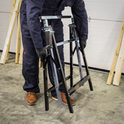 Sealey Fold Down Telescopic Trestle 200kg Capacity - Pair FDT32 Sealey - Dynamic Drive