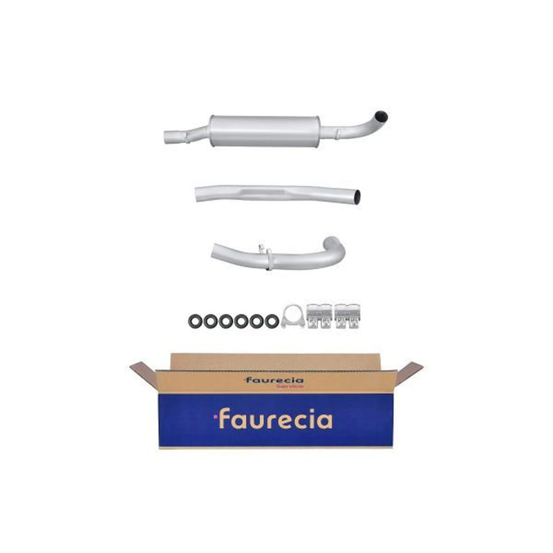 Hella End Silencer Rear fits Citroën C25 1991-1994 2.5