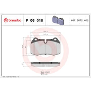 Brembo Front & Rear Pads fits BMW 7 1994-2001