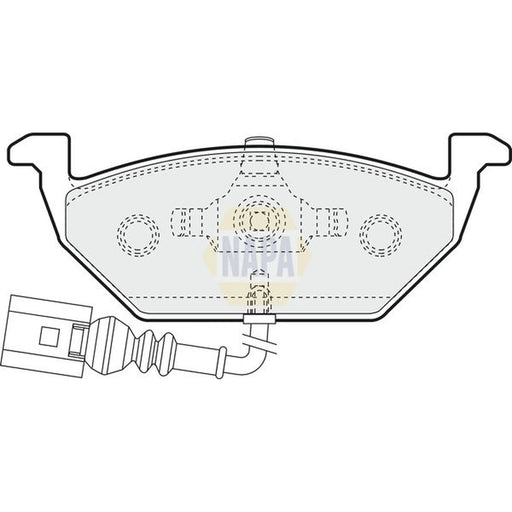NAPA Front Brake Pad Set NBP1365