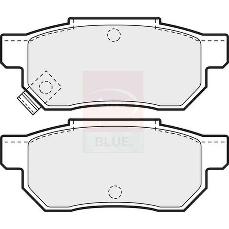 Apec Rear Brake Pad Set fits Honda Beat 1991-1996 0.7
