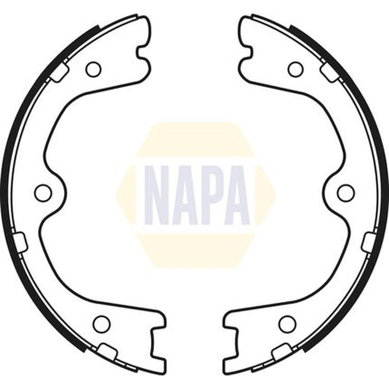NAPA Parking Brake Shoe Set fits Infiniti Fx 2008 on