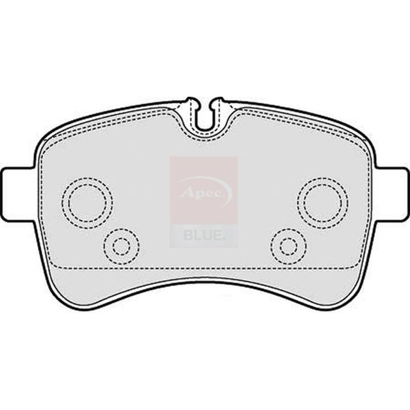 Apec Rear Brake Pad Set fits Iveco Daily IV 2006-2011