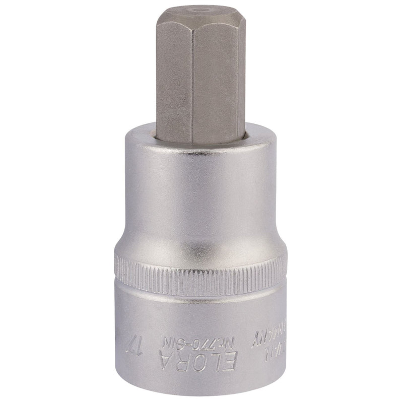 Draper Elora Hexagon Screwdriver Socket, 3/4" Sq. Dr., 17mm 15553 Draper - Dynamic Drive