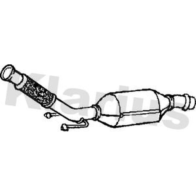 Klarius Catalyst Type Approved With Pipe fits Peugeot 206 Sw 2002-2007 2.0