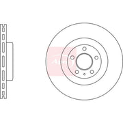 Apec 2 x Vented Brake Discs fits Mazda CX-60 2022 on 3.3