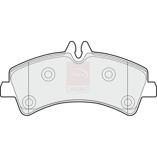 Apec Rear Brake Pad Set PD3211