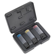 Sealey Alloy Wheel Ultra-Power Impact Socket Set 3pc 1/2"Sq Drive SX039 Sealey - Dynamic Drive
