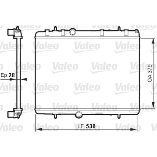 Valeo Engine Radiator 735608