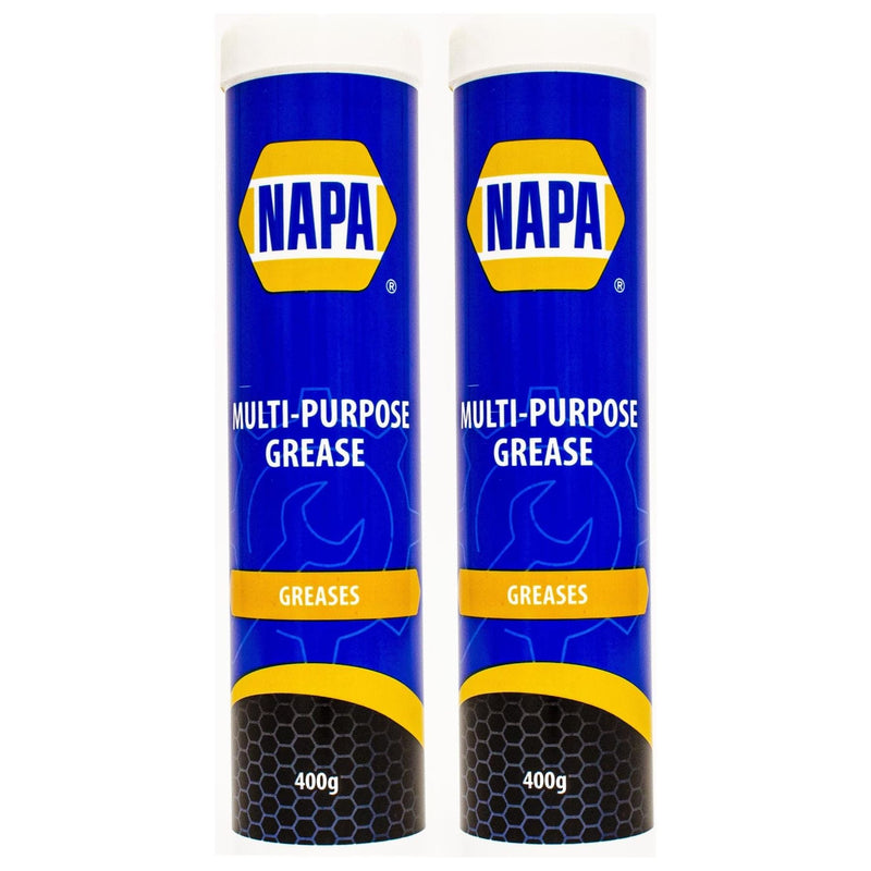 2x NAPA Multi Purpose Cartridge Grease 400g Cartridge Tube LM2 NAPA - Dynamic Drive