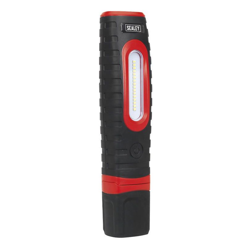 Sealey Rechargeable 360 Inspection Light 16 SMD & 3W SMD LED Black 2 x Lithium-i Sealey - Dynamic Drive