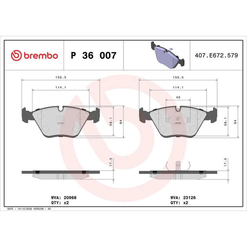 Brembo Front & Rear Brake Discs & Pads fits Jaguar Xj 1997-2003 3.2 4.0