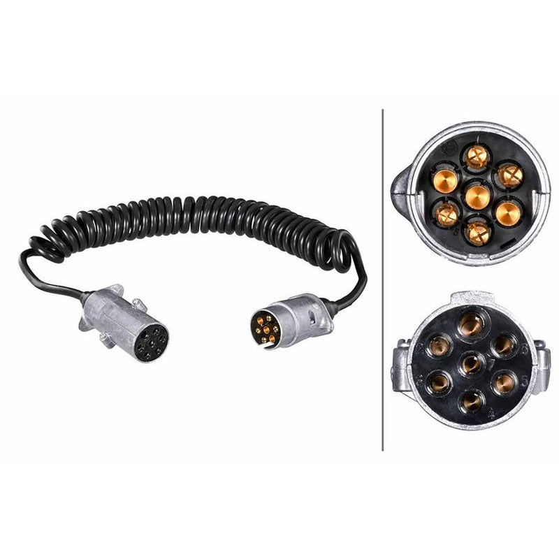 Hella Coiled Cable Connectors 24V PU (Polyurethane)
