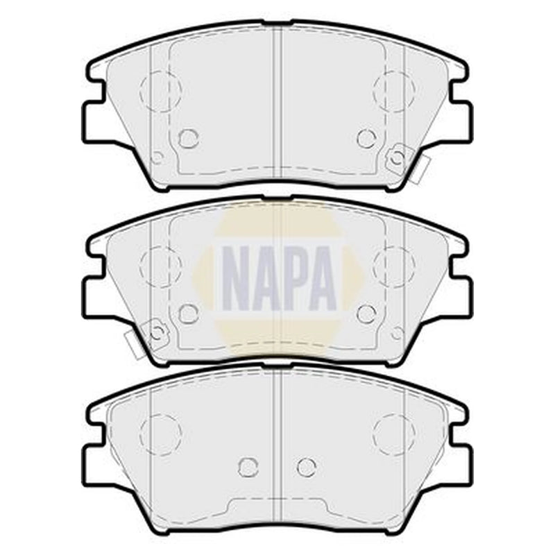 NAPA Front Brake Pad Set fits Ssangyong Tivoli 2015 on 1.6