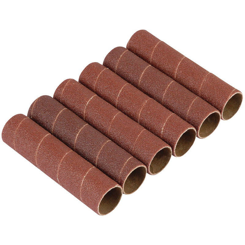 Draper Aluminium Oxide Sanding Sleeves for 10773, 25.5mm (Pack of 6) 25188 Draper - Dynamic Drive
