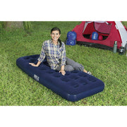 Bestway Inflatable Single Air Bed Premium Quality Flocked Blow Up Mattress Bestway  - Dynamic Drive