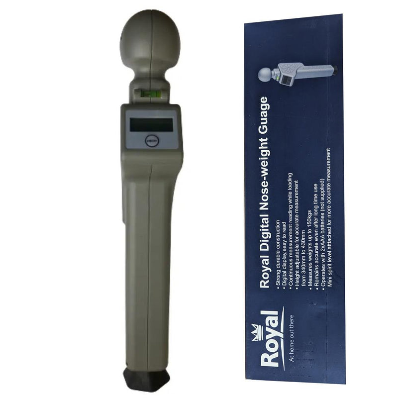 Royal Digital Noseweight Gauge up to 150kg Caravan Towing Safety UK Camping And Leisure - Dynamic Drive