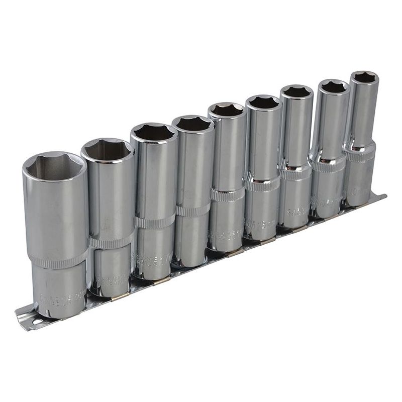 Bluespot Tools 1/2in Drive Deep Socket Set, 9 Piece BlueSpot Tools - Dynamic Drive